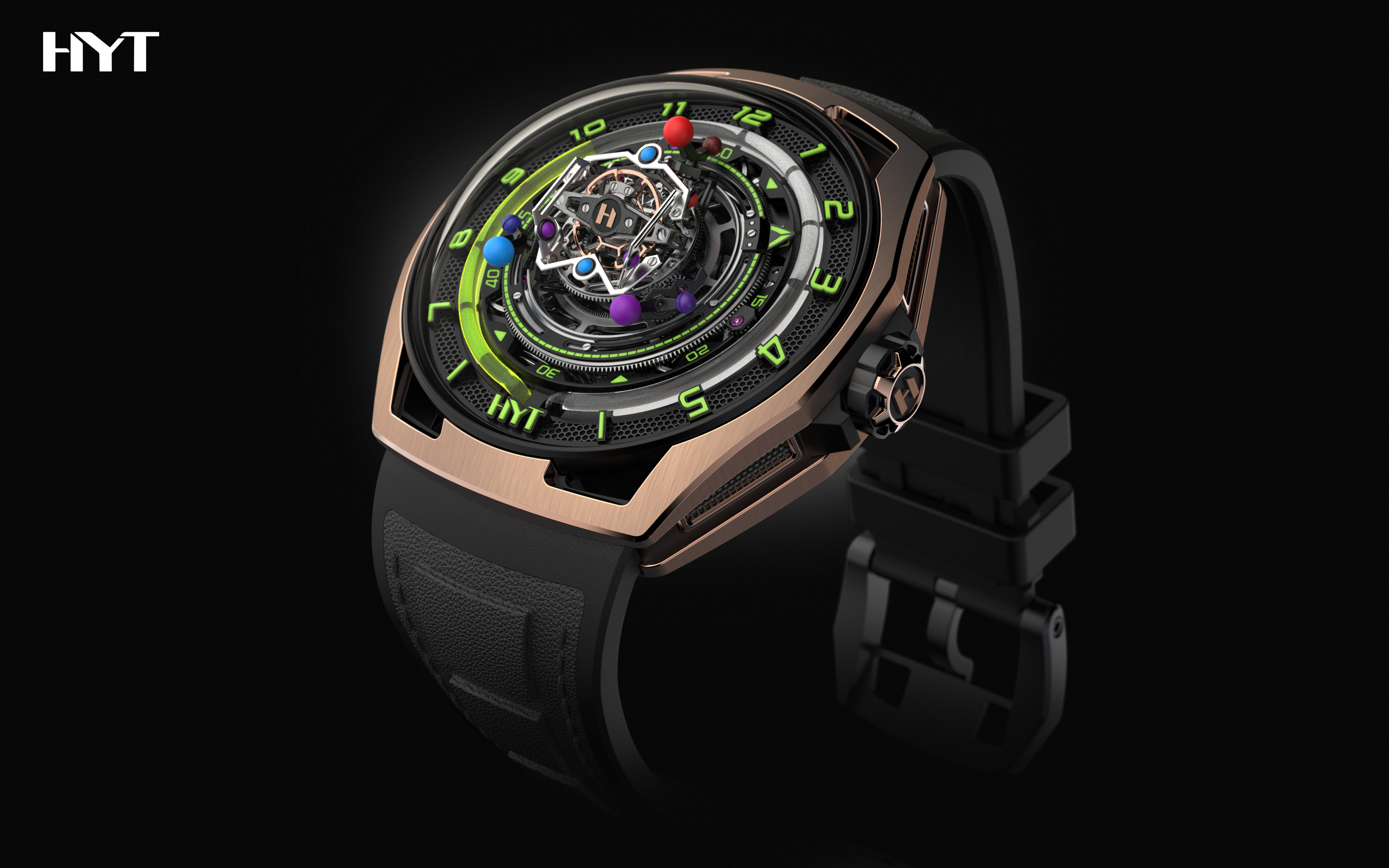 Personalisation details of the Conical Tourbillon